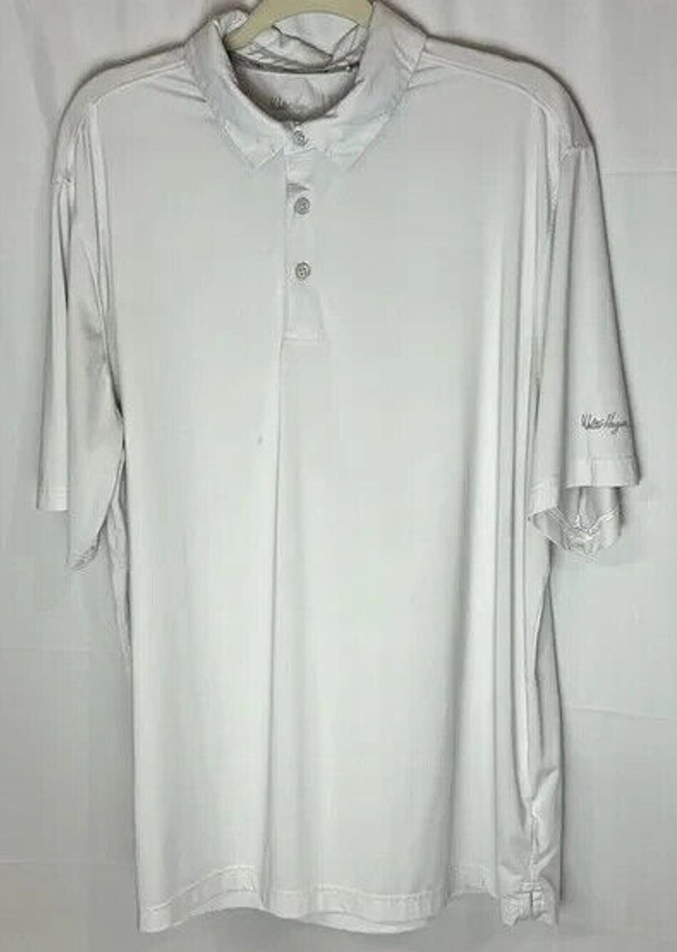 Walter Hagen Polo Shirt Mens Size XL 11 Majors White Golf Short Sleeve w/ Logo